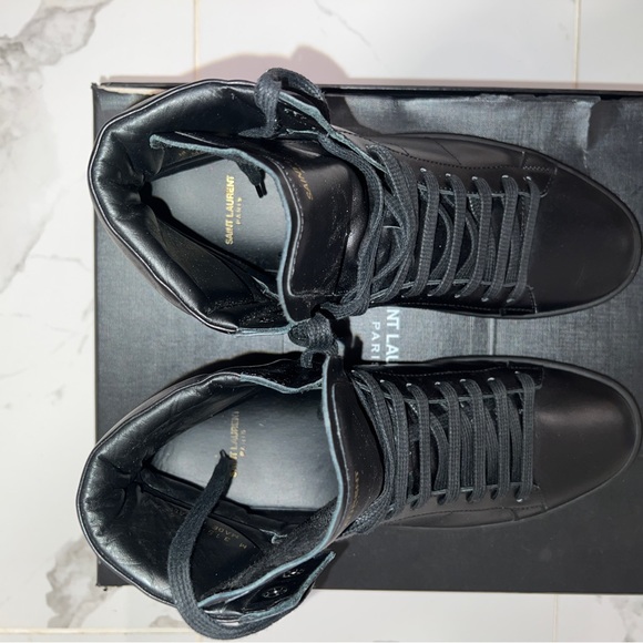 Saint Laurent hi sneakers size 42 is 9 - Picture 3 of 6